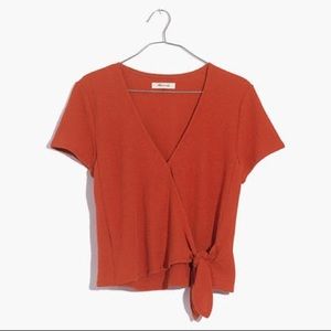 Texture and Thread Madewell Orange Top